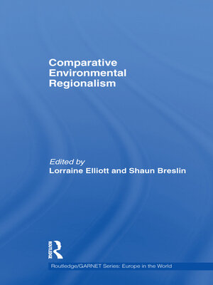 cover image of Comparative Environmental Regionalism